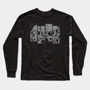 Skull Black Flag Logo Long Sleeve T-Shirt